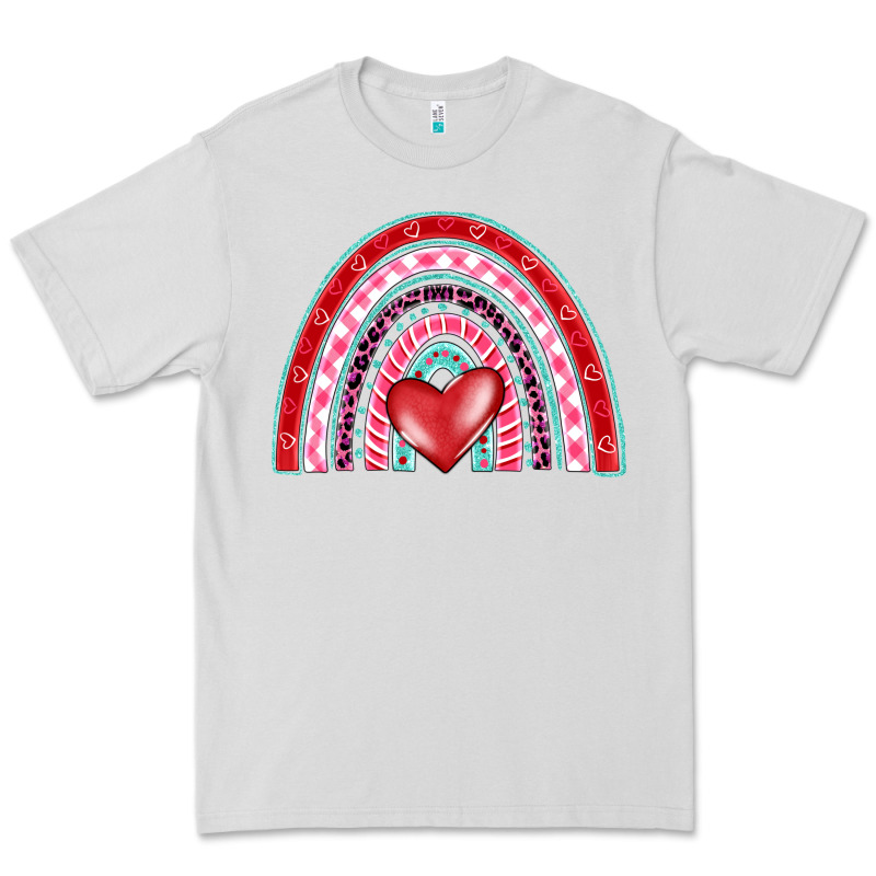 Valentine's Day Rainbow Premium Tee by BarkalooDesign | Teevron