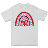 Dove Grey valentine's day rainbow Premium Tee - BarkalooDesign