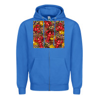 True Royal mardi gras crawfish Zipper Hoodie - CowGirlArtShop
