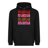 Black valentines day mama olivia Heavyweight Hoodie - OliviaCreatesArt