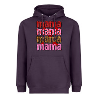 Plum valentines day mama olivia Heavyweight Hoodie - OliviaCreatesArt
