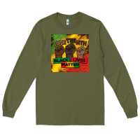 Army Green juneteenth black lives matter mug  coaster Long Sleeve Tee - BarkalooDesign