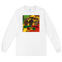 White juneteenth black lives matter mug  coaster Long Sleeve Tee - BarkalooDesign