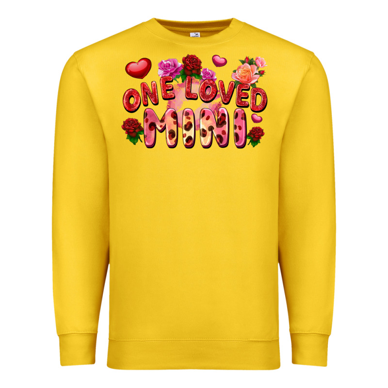 One Loved Mini Valentine's Day Premium Sweatshirt by FaDigitalArtStudio | Teevron