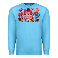 Ocean Blue One loved mini Valentine's Day Premium Sweatshirt - FaDigitalArtStudio