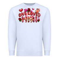 White One loved mini Valentine's Day Premium Sweatshirt - FaDigitalArtStudio