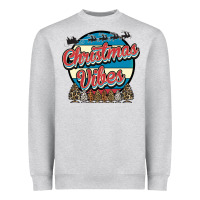 Heather Grey Christmas Vibes Heavyweight Sweatshirt - Bettercallsaul