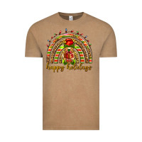 Happy Holidays Elf Gnome Vintage Tee | Teevron