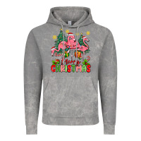 Cloud Rock merry christmas flamingos Vintage Hoodie - MaliasSmallBusiness