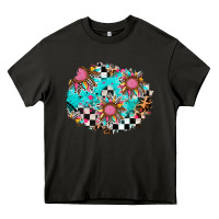 Asphalt race sunflower patches Heavy Core Tee - AdoDesignShop