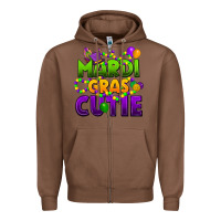 Chestnut mardi gras cutie Zipper Hoodie - CowGirlArtShop
