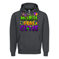 Smoke mardi gras cutie Zipper Hoodie - CowGirlArtShop
