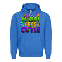 True Royal mardi gras cutie Zipper Hoodie - CowGirlArtShop