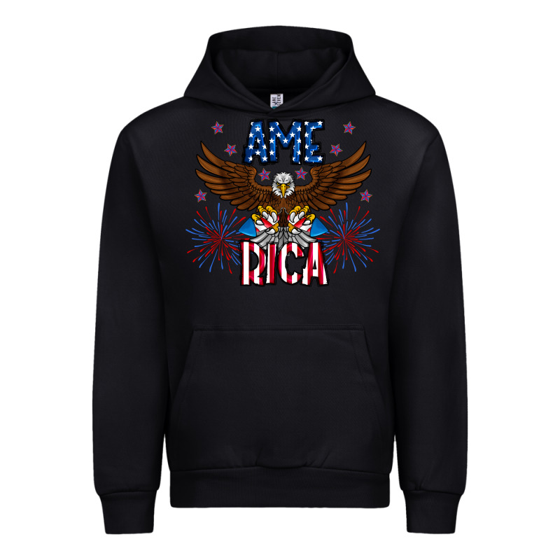 America Eagle Urban Hoodie by CowhideDigitalArt | Teevron