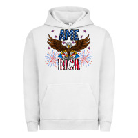 Pigment Lunar Rock America eagle Urban Hoodie - CowhideDigitalArt
