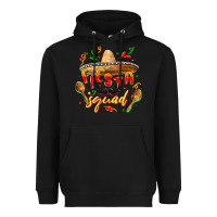 Black Fiesta squad Heavyweight Hoodie - FaDigitalArtStudio