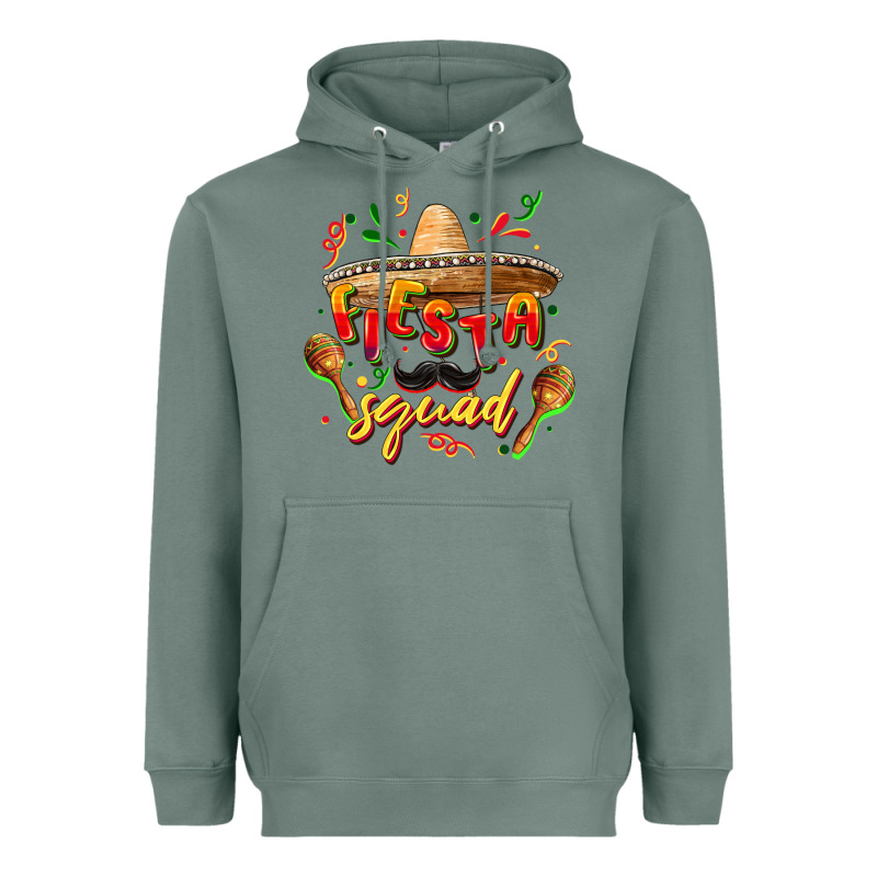 Fiesta Squad Heavyweight Hoodie by FaDigitalArtStudio | Teevron