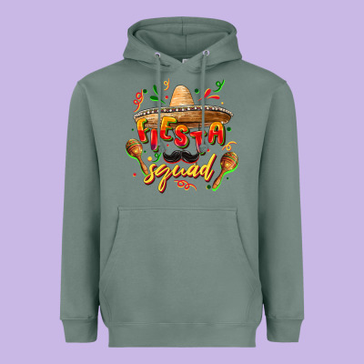 Fiesta Squad Heavyweight Hoodie Designed By Fadigitalartstudio