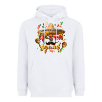 White Fiesta squad Heavyweight Hoodie - FaDigitalArtStudio