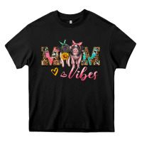 Black mom vibes baby pigs Heavy Core Tee - Artiststas