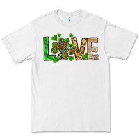 White love luck with clover Premium Tee - NancyCooperArtShop
