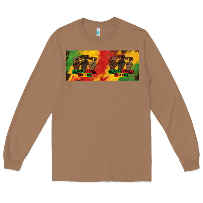 Juneteenth Black Lives Matter 15 Oz Mug Long Sleeve Tee by BarkalooDesign | Teevron
