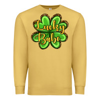 Antique Gold St. Patrick's Lucky babe Premium Sweatshirt - OliviaCreatesArt