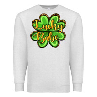Oatmeal Heather St. Patrick's Lucky babe Premium Sweatshirt - OliviaCreatesArt