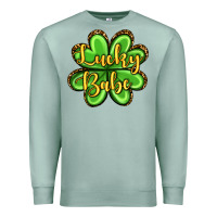 Seafoam St. Patrick's Lucky babe Premium Sweatshirt - OliviaCreatesArt