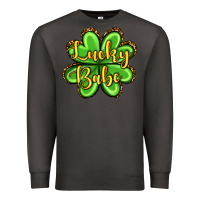 Smoke St. Patrick's Lucky babe Premium Sweatshirt - OliviaCreatesArt