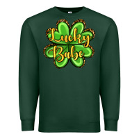 Sports Green St. Patrick's Lucky babe Premium Sweatshirt - OliviaCreatesArt