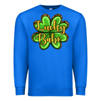 True Royal St. Patrick's Lucky babe Premium Sweatshirt - OliviaCreatesArt