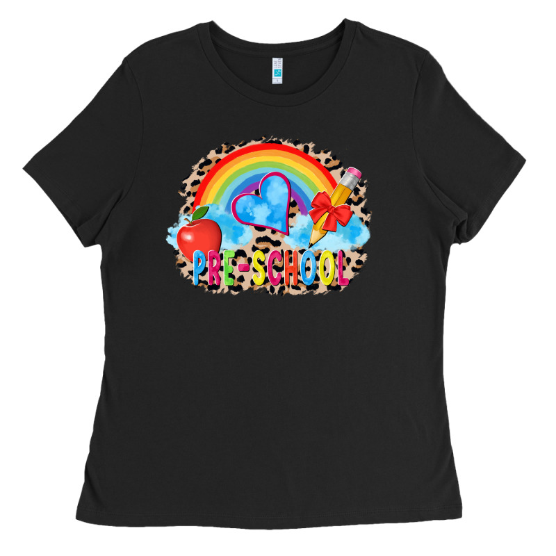 Back To School Pre School 3200x2400 Ladies Tee by AdoDesignShop | Teevron