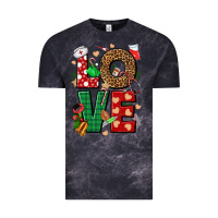 Cloud Black Love Nurse Christmas Vintage Tee - NancyCooperArtShop