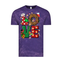 Cloud Purple Love Nurse Christmas Vintage Tee - NancyCooperArtShop
