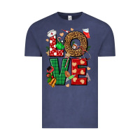 Vintage Denim Love Nurse Christmas Vintage Tee - NancyCooperArtShop