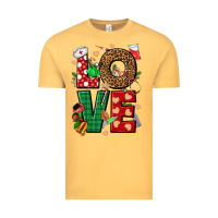 Vintage Mustard Love Nurse Christmas Vintage Tee - NancyCooperArtShop