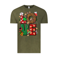 Vintage Olive Love Nurse Christmas Vintage Tee - NancyCooperArtShop