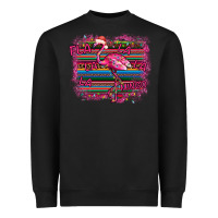 Black Flamingo Christmas Heavyweight Sweatshirt - Bettercallsaul