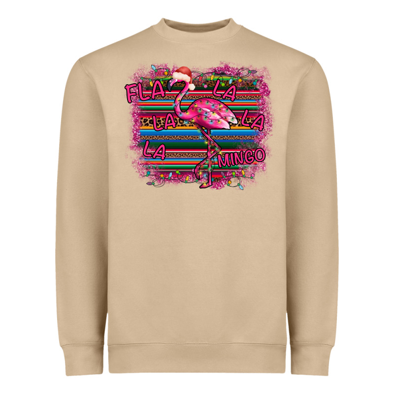 Flamingo Christmas Heavyweight Sweatshirt by Bettercallsaul | Teevron
