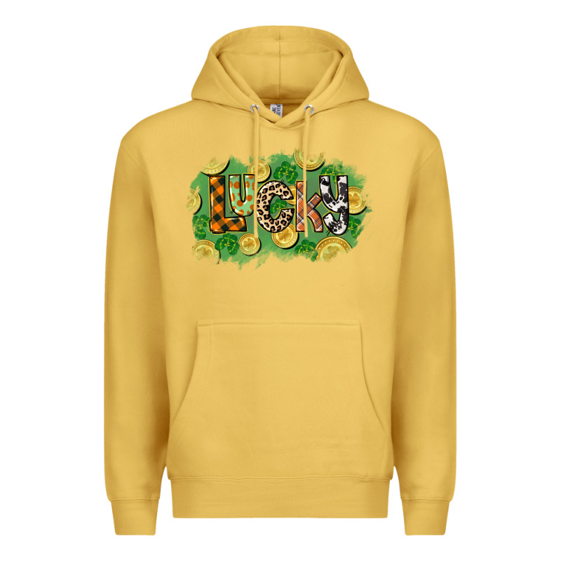 Western Lucky St. Patrick's Day Premium Hoodie by CowGirlArtShop | Teevron