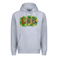 Heather Grey Western lucky St. Patrick's Day Premium Hoodie - CowGirlArtShop