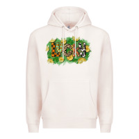 Pale Pink Western lucky St. Patrick's Day Premium Hoodie - CowGirlArtShop