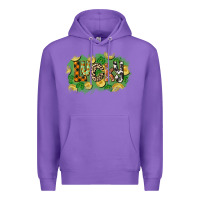 Purple Western lucky St. Patrick's Day Premium Hoodie - CowGirlArtShop