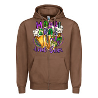 Chestnut mardi gras and beer Zipper Hoodie - CowGirlArtShop