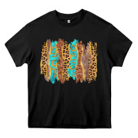 Black western brushstrokes Heavy Core Tee - AdoDesignShop