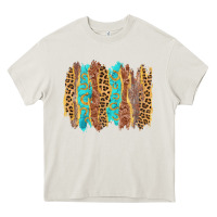 Cream western brushstrokes Heavy Core Tee - AdoDesignShop