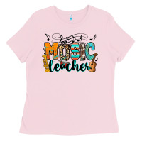 Bubblegum Pink music teacher Ladies Tee - RanaPortraitStore