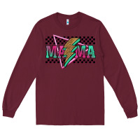 Burgundy mama techno lightning bolt Long Sleeve Tee - Jasminsmagicworld