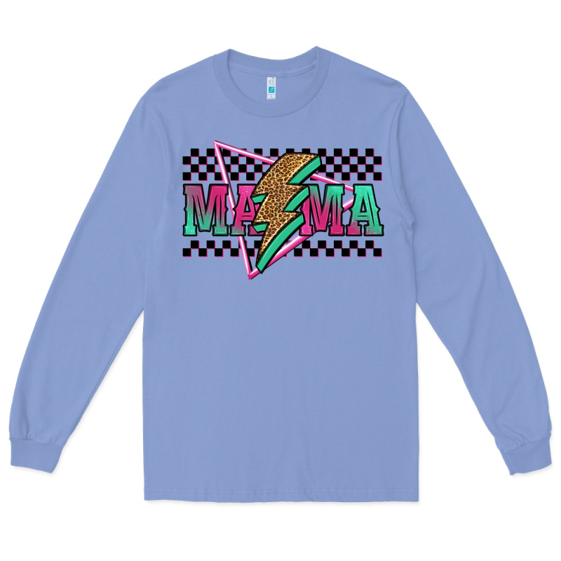 Mama Techno Lightning Bolt Long Sleeve Tee by Jasminsmagicworld | Teevron